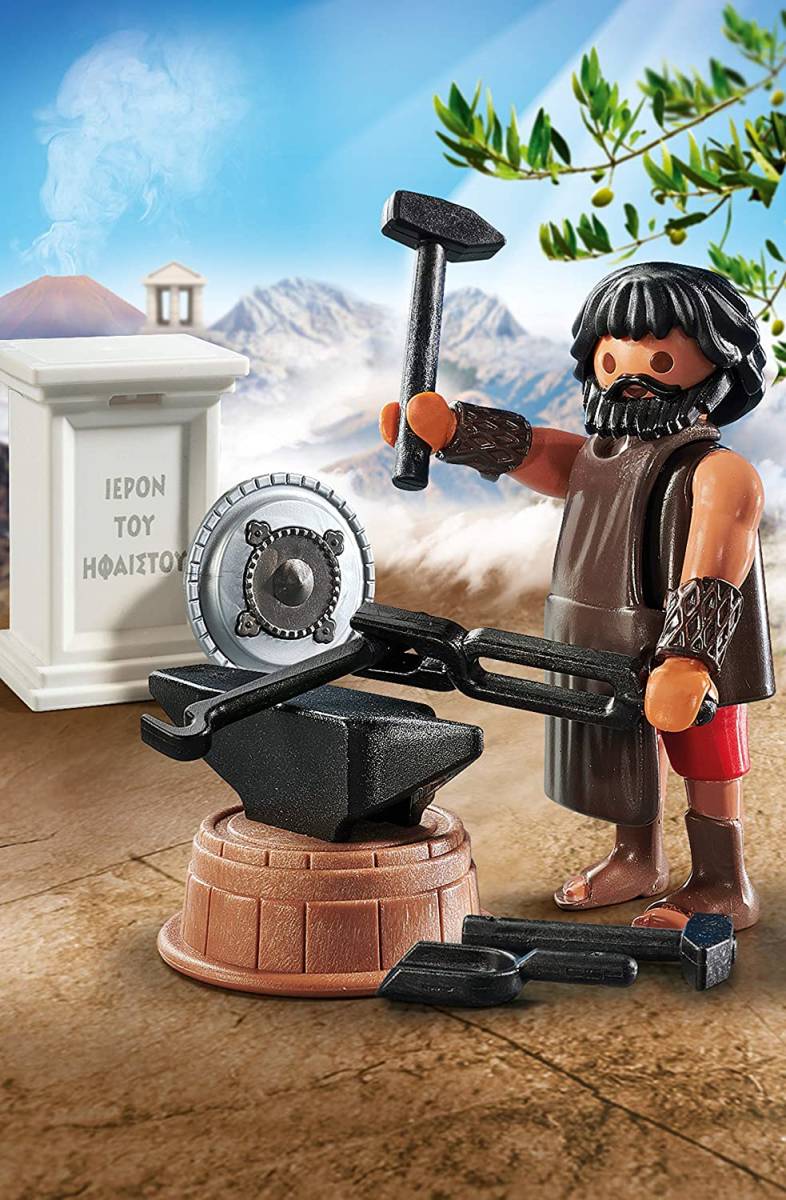 即決！新品 PLAYMOBIL プレイモービル ギリシャ限定 70217 ヘーパイストス_画像2