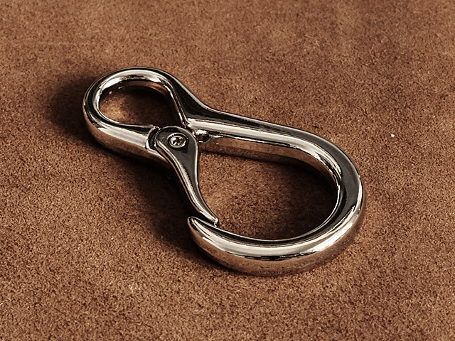  silver kalabina key holder (S size ) key ring belt hook key chain na ska n key hook two -ply can men's small 