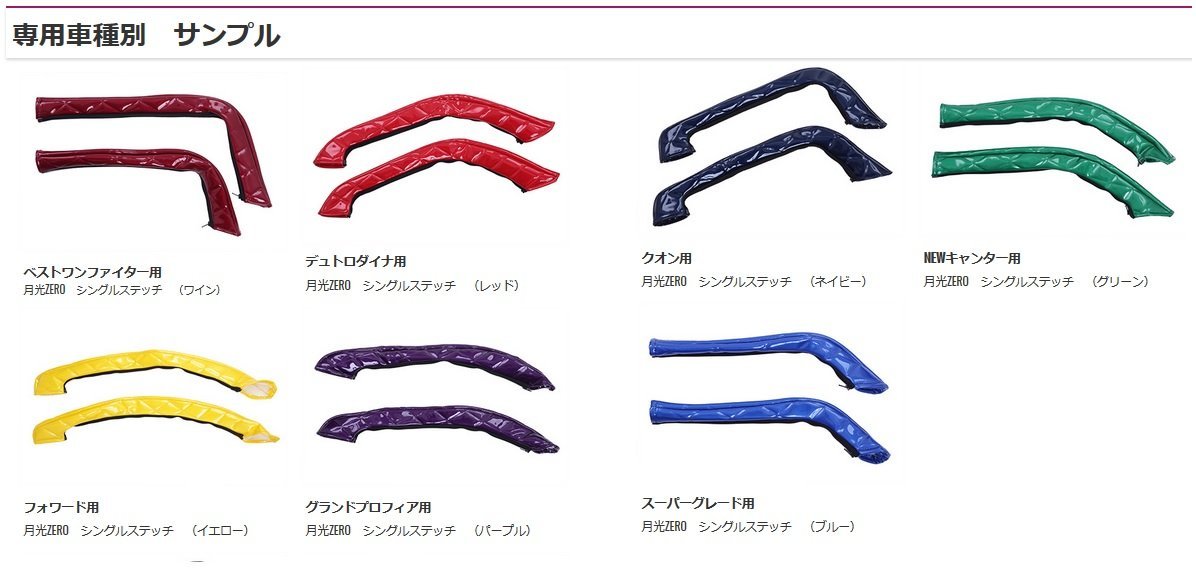 トラック用品 鼓星 オリオン ドアハンドルカバー 運助SET ネイビー 日野 グランドプロフィア H15.10～H29.04/トラック内装【送料800円】_画像2