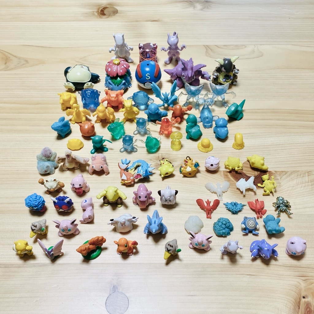 ヤフオク! - 当時物☆ ポケモン ミニ フィギュア まとめ売り ポケット...