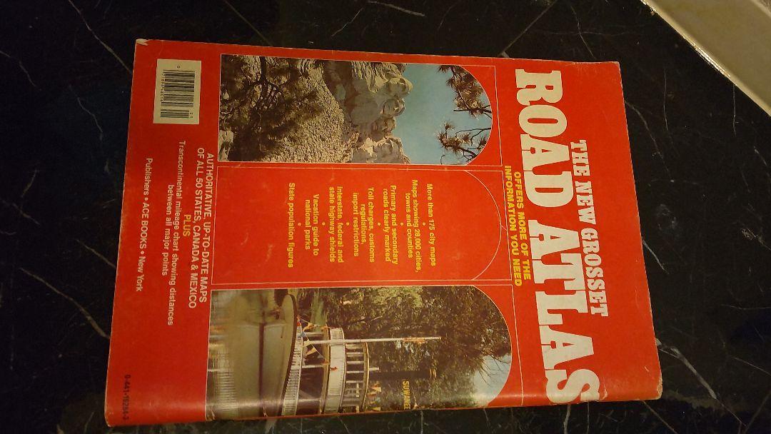 大型 1982年　ロードアトラス　アメリカとカナダの道路地図　ROAD ATLAS 旅行ガイド　マップ　英語　洋書 34cm_画像3