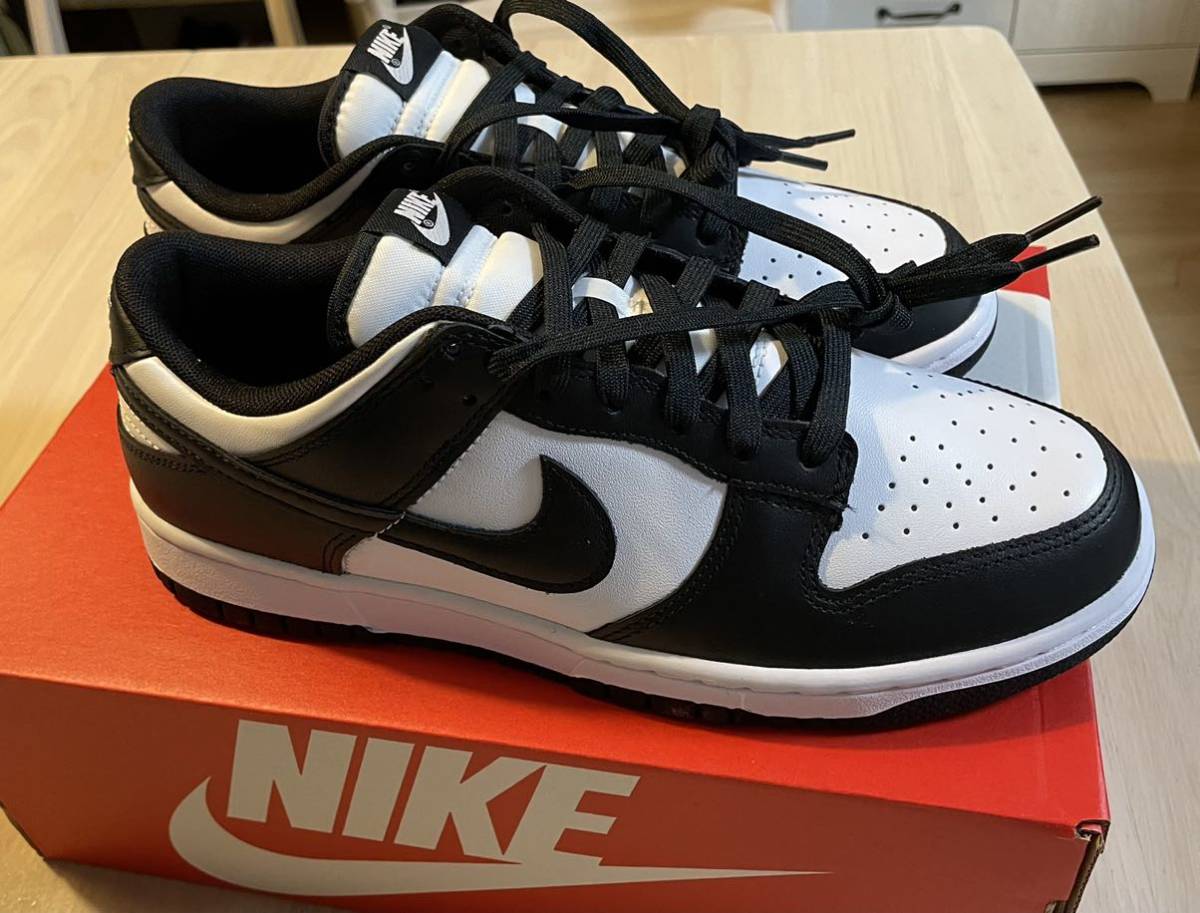 27.5cm Nike Dunk Low Retro White/Black ダンクローレトロ パンダ www ...