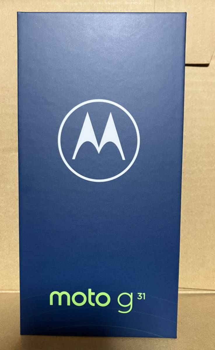 モトローラ　Moto g31 本体　未開封　新品 ミネラルグレイ　シムフリー　送料無料　motorola_画像1