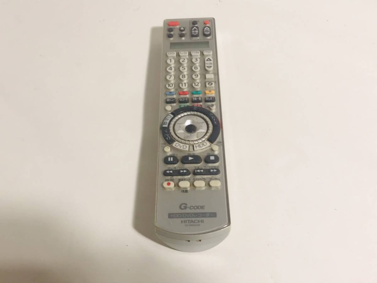 日立 DVDレコーダー リモコン 】動作保証 送料無料 DV-RM500W 日立 DVDレコーダー リモコン 】動作保証 送料無料 DV-RM500W