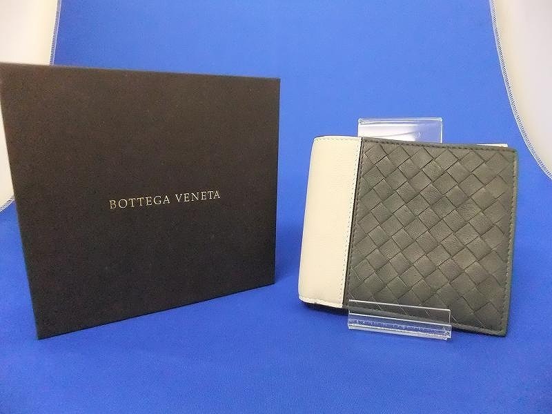 ボッテガヴェネタ BOTTEGA VENETA イントレチャート2つ折りメンズ