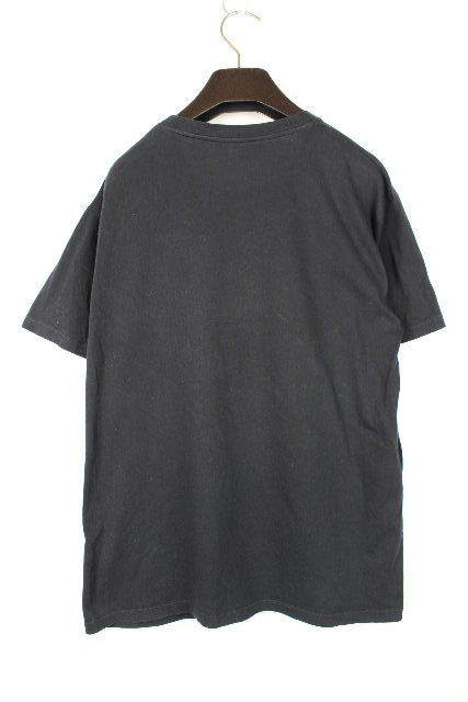 送料込 1209 グッチ GUCCI ゴールドラメ ビッグロゴ Tシャツ ブラック 黒 半袖 [XS] メンズ トップス プルオーバー カットソー I85_画像3