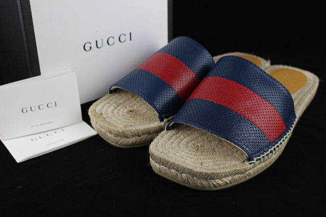 新品未使用 1211 グッチ GUCCI シェリーライン エスパドリーユ