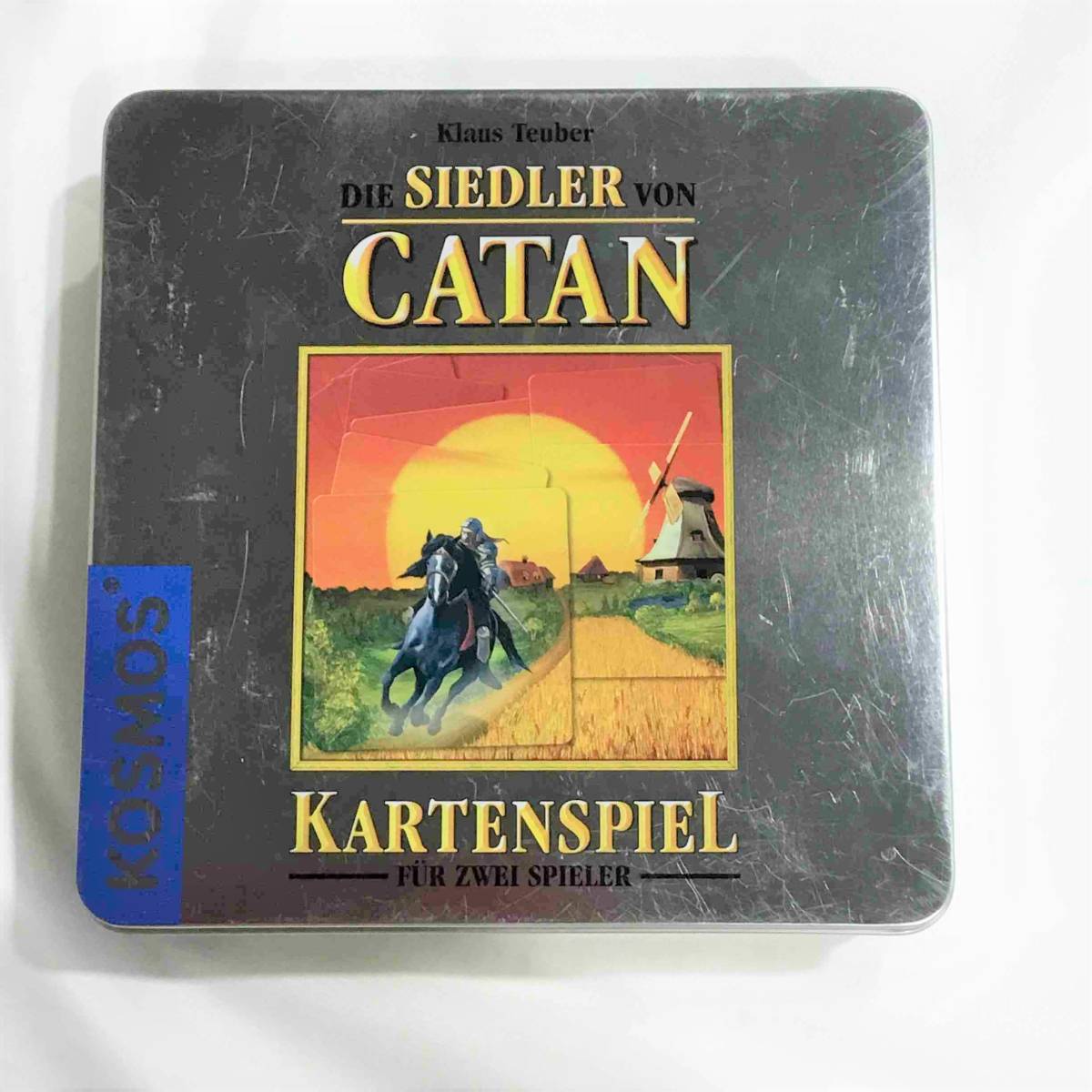 (中古) カタンの開拓者たち カードゲーム 10周年記念盤 Catan: Das Kartenspiel 10th Anniversary Special Edition Tin Box ボードゲーム