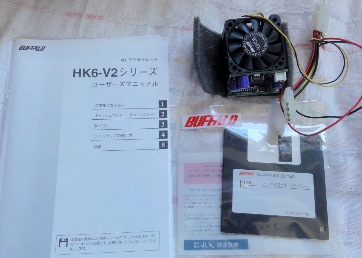 ☆ BUFFALO CPUアクセレータ HK6-MD400-V2 (K6-2-400) Xa16/W にて動作確認済_画像3