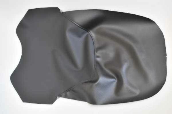 縫製済 ZX10 ZX-10 シート 生地 レザー シート表皮 ディンプル カーボン 新品 seat leather cover Kawasaki dimple carbon black_画像1