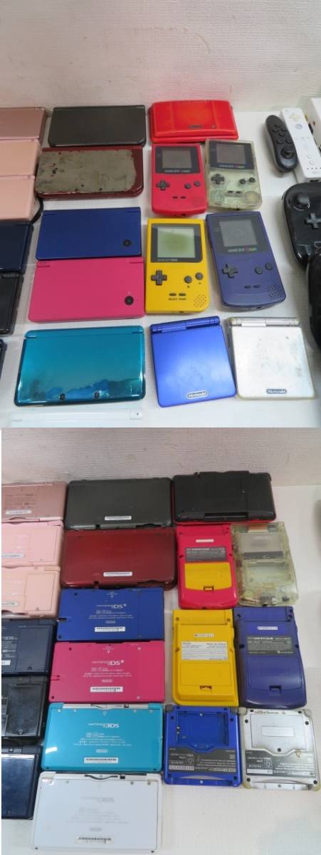 大量/28台以上●NINTENDO ニンテンドー ゲーム機器 ゲームボーイ アドバンス DS Wii U 任天堂 ジャンク USED 58055●!!_画像5