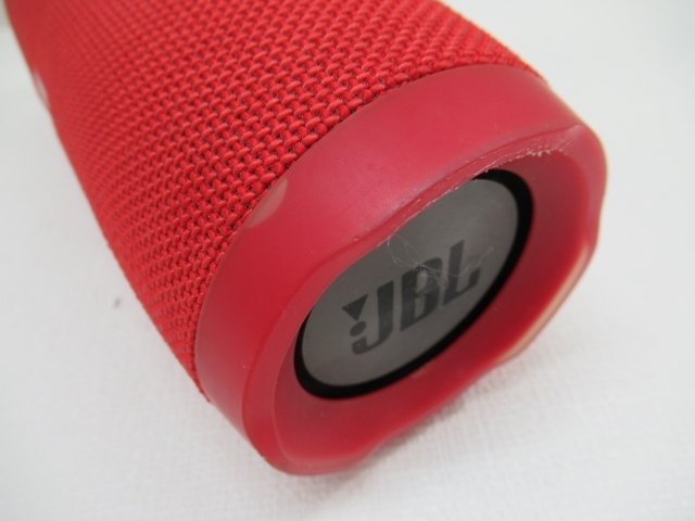 ★★JBL CHARGE 3 Bluetoothスピーカー レッド ジェービーエル ポータブルスピーカー 動作品 USED 58075★★！！_画像5