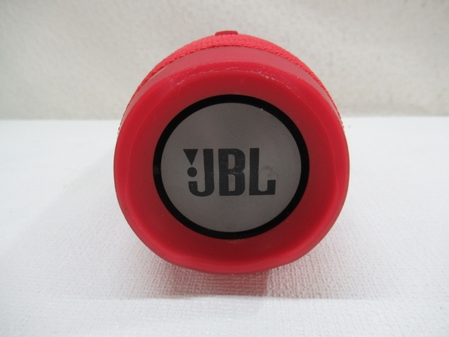 ★★JBL CHARGE 3 Bluetoothスピーカー レッド ジェービーエル ポータブルスピーカー 動作品 USED 58075★★！！_画像6