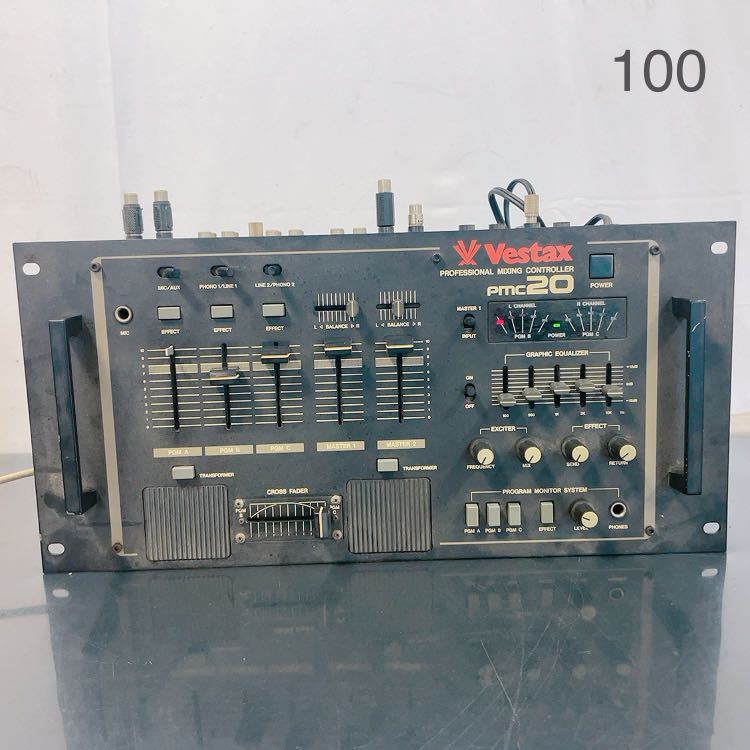 8C64 DJ ミキサー VESTAX PMC-20 PROFESSIONAL MIXING CONTROLLER