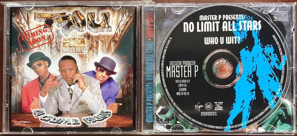 廃盤美品★MASTER P:No Limit All Stars★Snoop Dogg Silkk the Shocker Mystikal★サウス G-RAP クラシック★DJ kiyo kensei missie muro_画像2