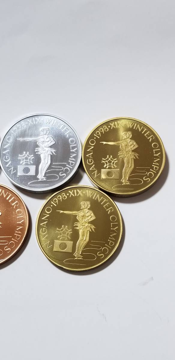 【メダル】長野冬季五輪記念試鋳貨10個（平成10年、1998年ルーマニア、Nagano Winter Olympic Games、Romania）です。_画像9