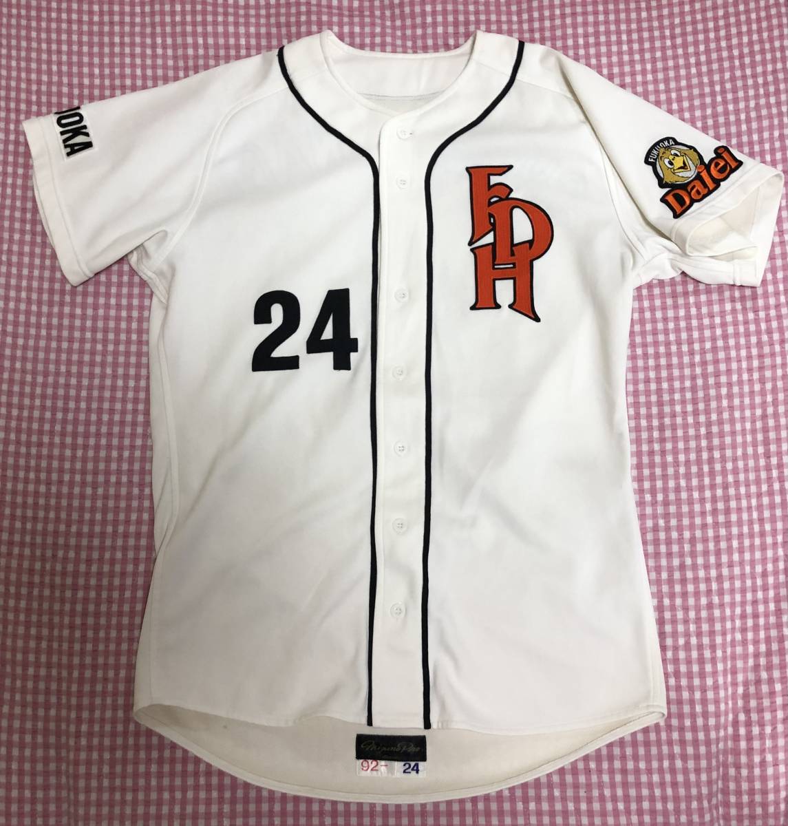 激レア 福岡ダイエーホークス アイアンホーク 下柳剛選手 1992年 激レア 福岡ダイエーホークス アイアンホーク 下柳剛選手 1992年
