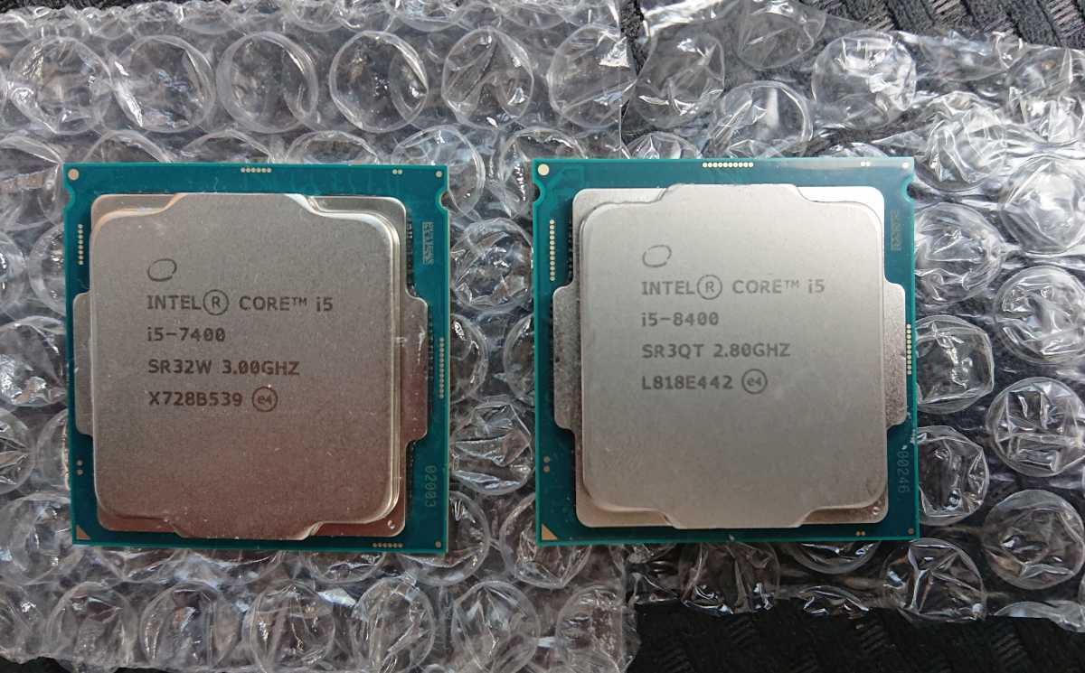 Intel Core i5-7400/i5-8400 まとめて・ジャンクです。_画像1