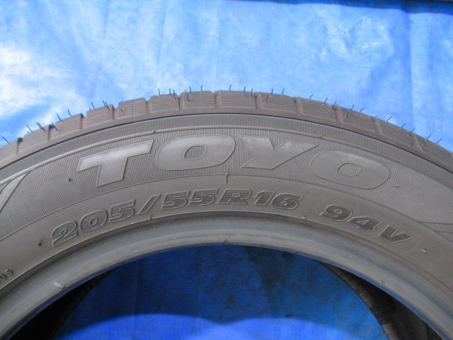 激安売切宣言！555円～！エア漏れ点検済！極上バリ溝9.5分山！TOYO PROXES CF2 205/55R16 94V 2021年製！中古4本セット！T005803_画像8