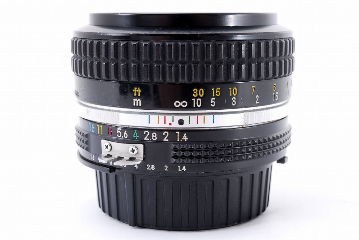 2818 Nikon Ai Nikkor 50mm f1.4 ニコン Fマウント 単焦点 マニュアルフォーカス 標準 レンズ_画像8