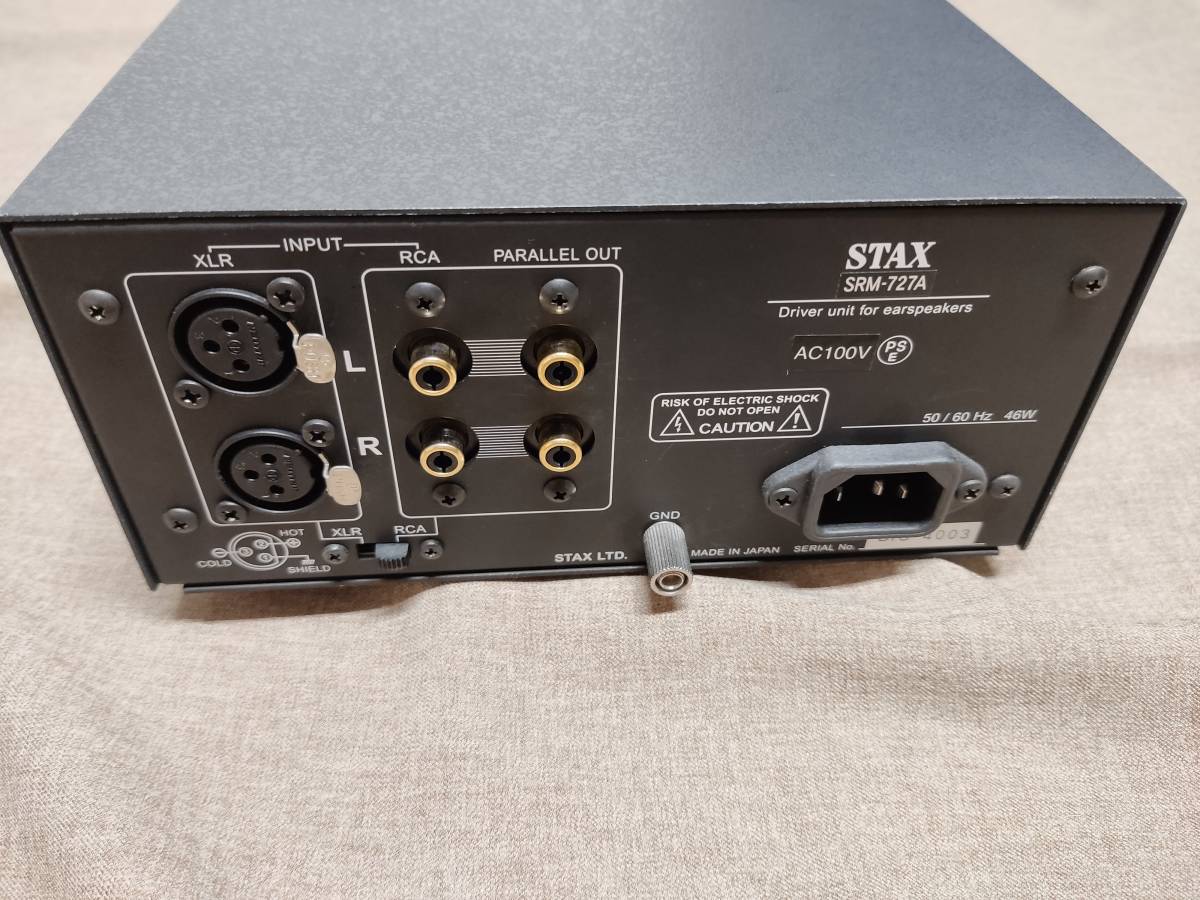 STAX スタックス ドライバーユニット SRM-727A 中古 détails d STAX スタックス ドライバーユニット SRM-727A 中古 détails d