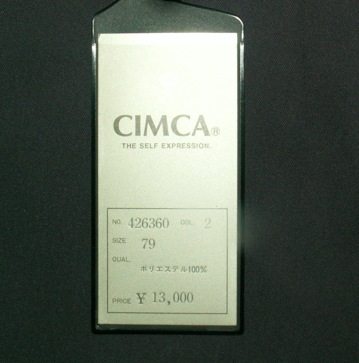 CIMCA 春夏物 ウォシャブル ツータックスラックス 79cm 3923 シムカ_画像5