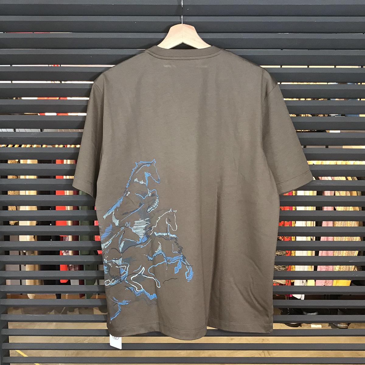 新品未使用】エルメス 半袖 プリント Tシャツ カヴァルカード