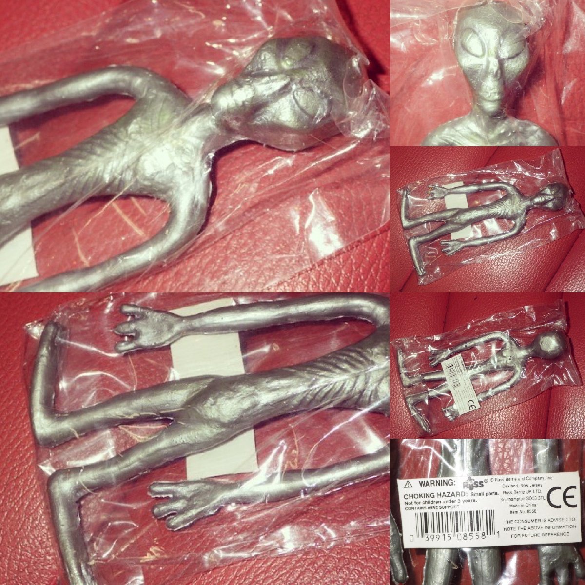 ヤフオク! - 90'S☆RUSS☆宇宙人☆クネクネ人形☆4☆グレイ☆エイ...