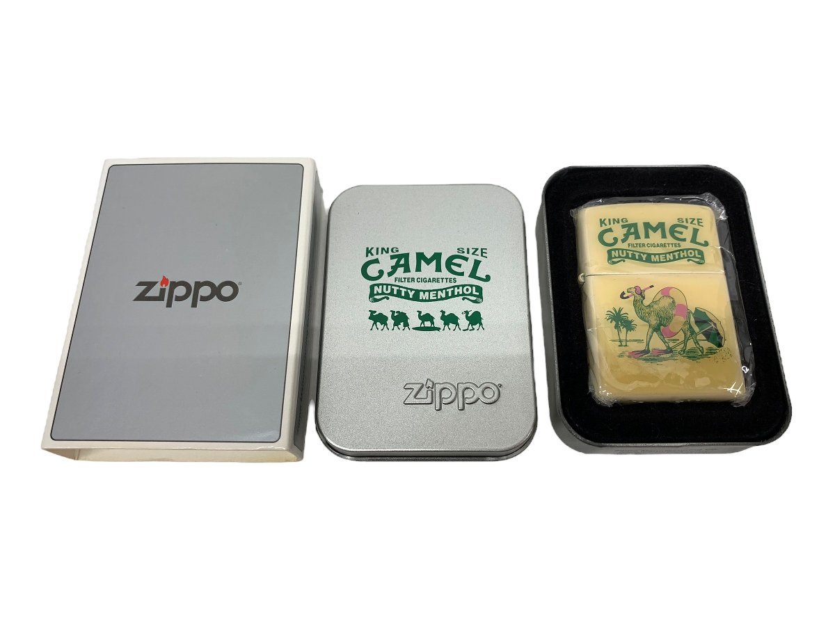 ZIPPO (ジッポー) CAMEL キャメル 煙草 企業系 ライター 砂漠 KING SIZE NUTTY MENTHOL メンソール 2007年製 非売品 /036