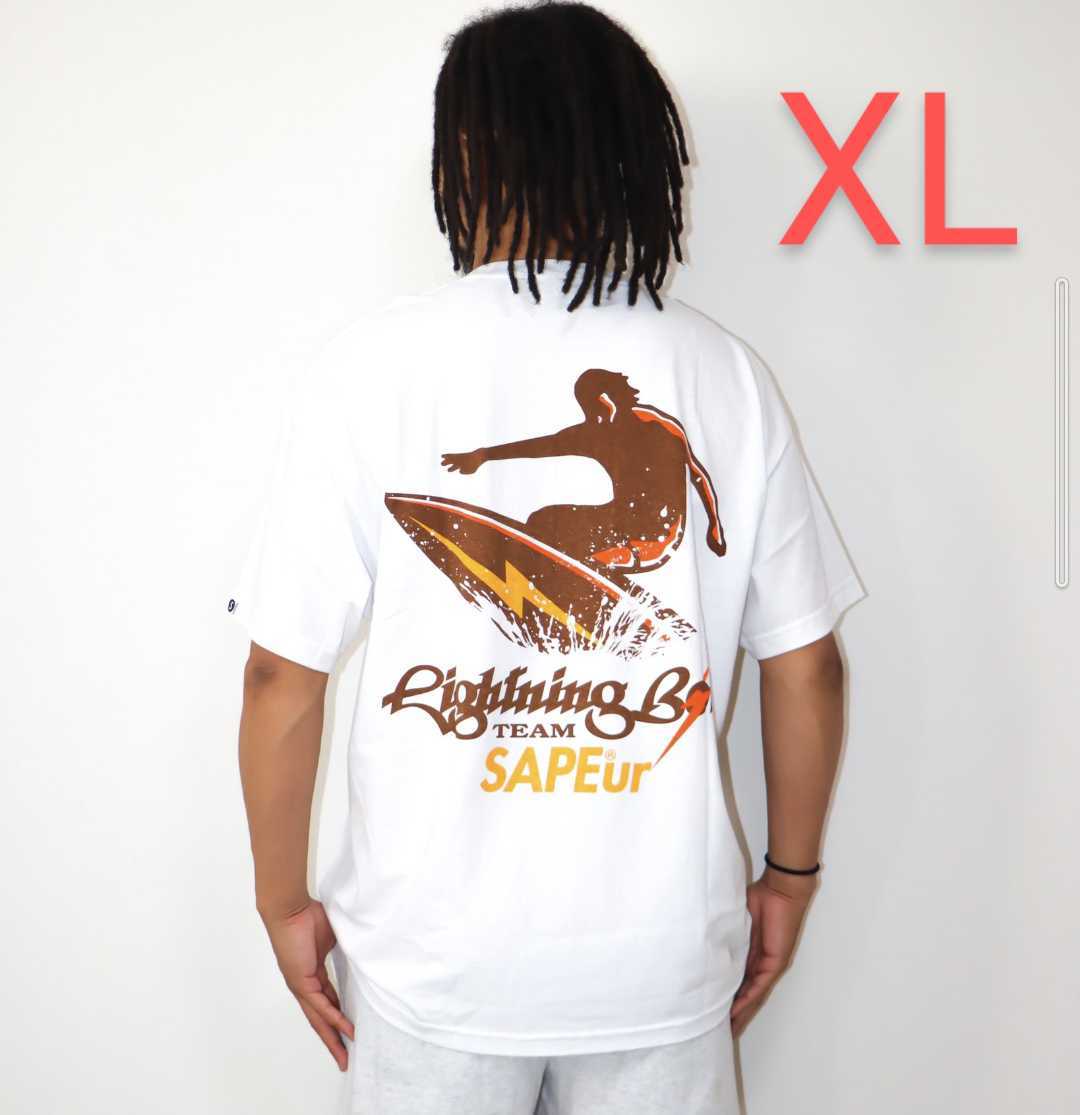 適切な価格 XLサイズ サプール LIGHTNING SAPEur サーフィン Tシャツ