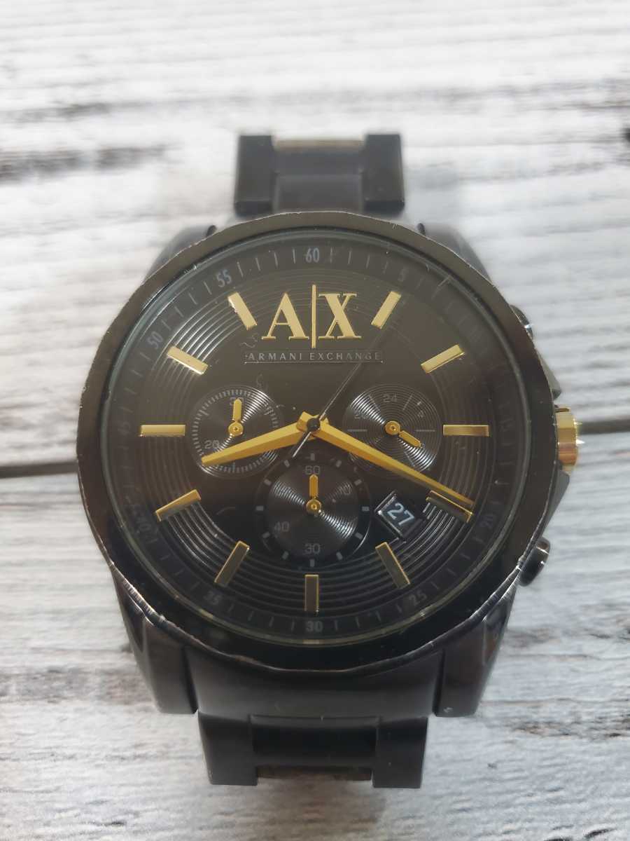 ☆即日発送☆ EMPORIO ARMANI 自動巻き エンポリオ アルマーニ クロノ