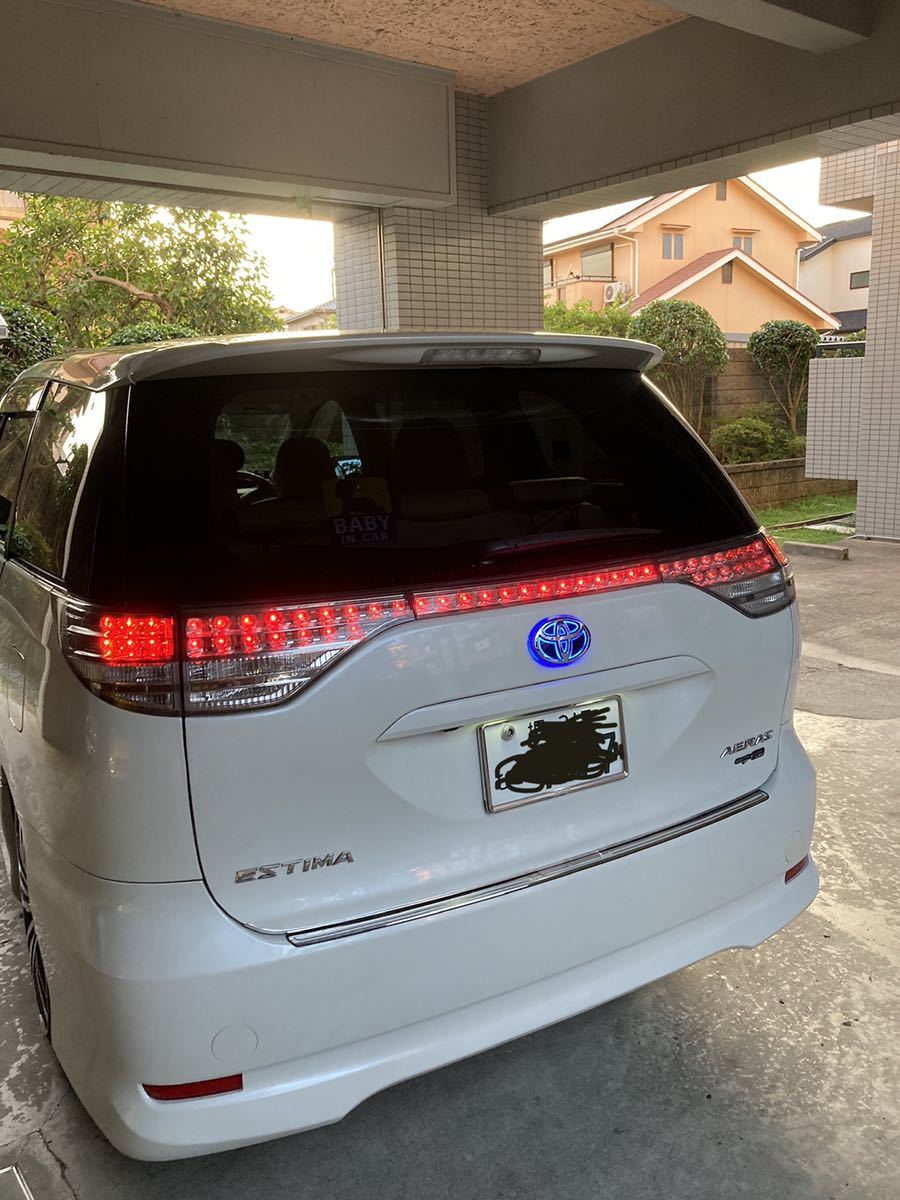 50系 エスティマ クリアテールランプ 45灯化 全灯化 全面点灯 LED加工