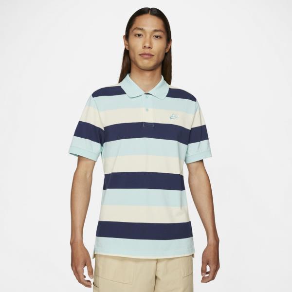 NIKE SB AIR NSW STRIPE POLO SHIRT CJ4466 382 L ナイキ エア ストライプ ポロ シャツ ジョーダン フォース マックス ダンク ブレーザー_画像1