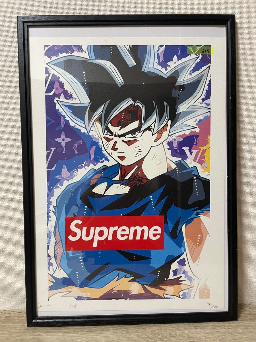 DEATH NYC 2018 ドラゴンボール 孫悟空 supreme ルイヴィトン シュプリーム ヴィトン ポスター