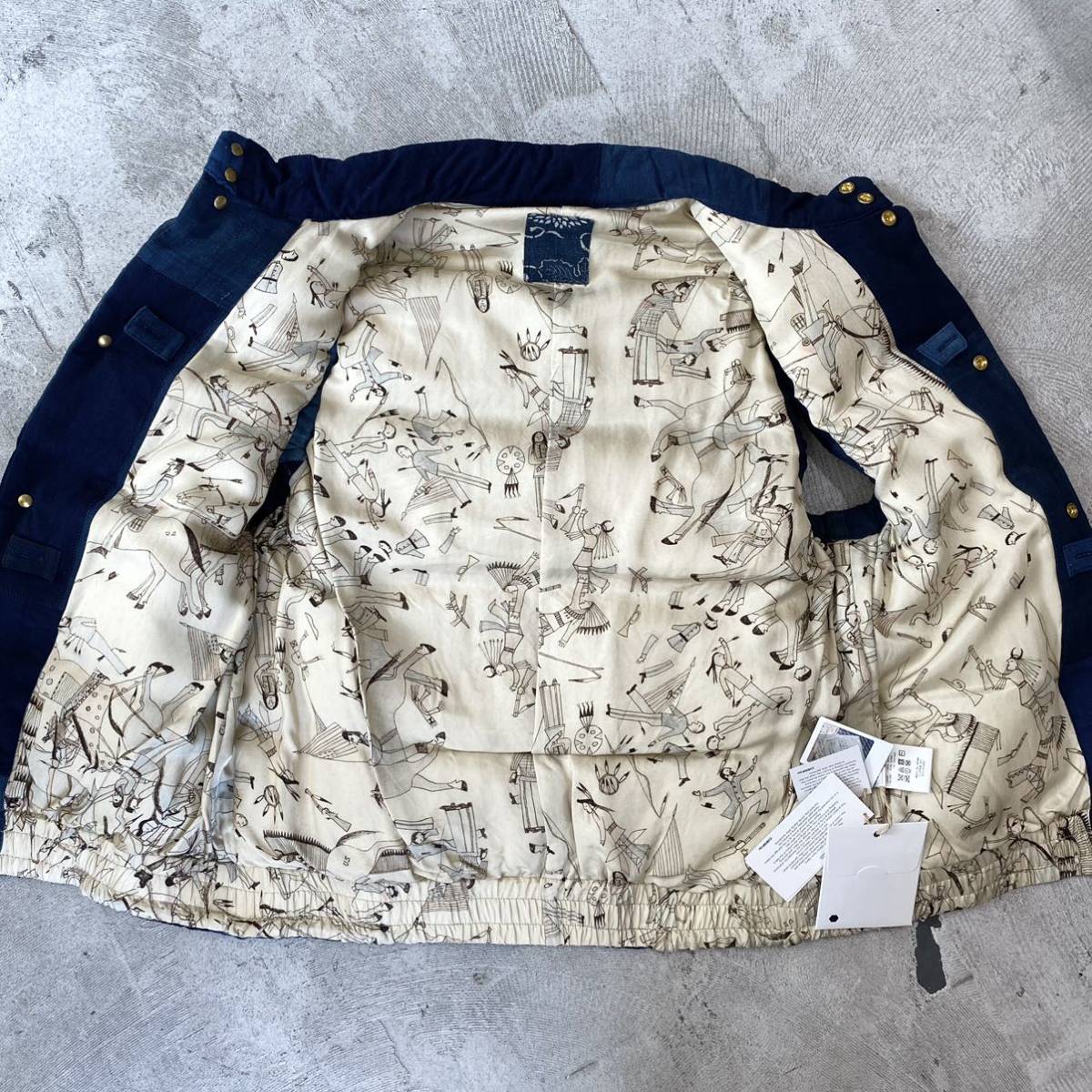20ss 新品 visvim ICT INSULATOR DOWN VEST KOFU ビズビム 古布 パッチワーク ダウン ベスト INDIGO インディゴ サイズ 3 0220905013016_画像4