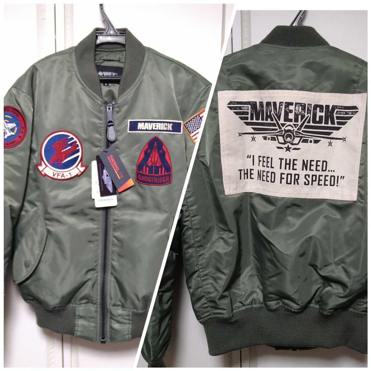 AVIREX/新品メンズM/MA-1フライトジャケット/TOP GUN MAVERICK AVIREX/新品メンズM/MA-1フライトジャケット/TOP GUN MAVERICK
