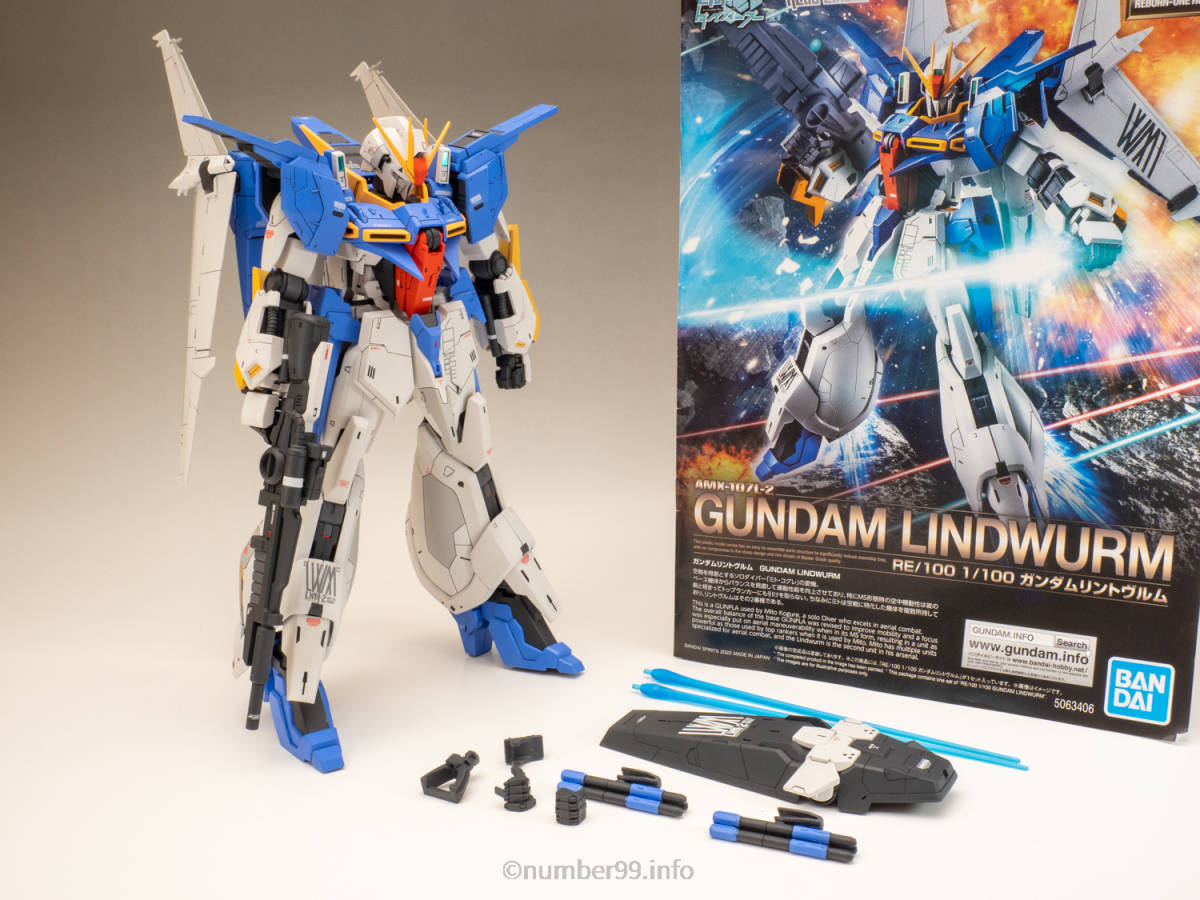 RE 1/100　ガンダムリントヴルム　全塗装 完成品　ガンダムビルドダイバーズ外伝 ガンプラ　プレミアムバンダイ EG MG HG PG_画像1