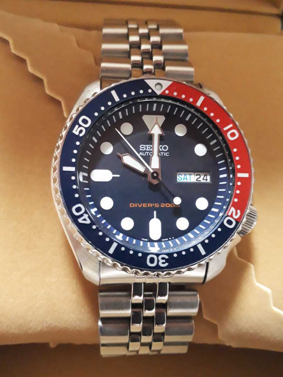 セイコー ネイビーボーイ SKX009美品 smcint.com