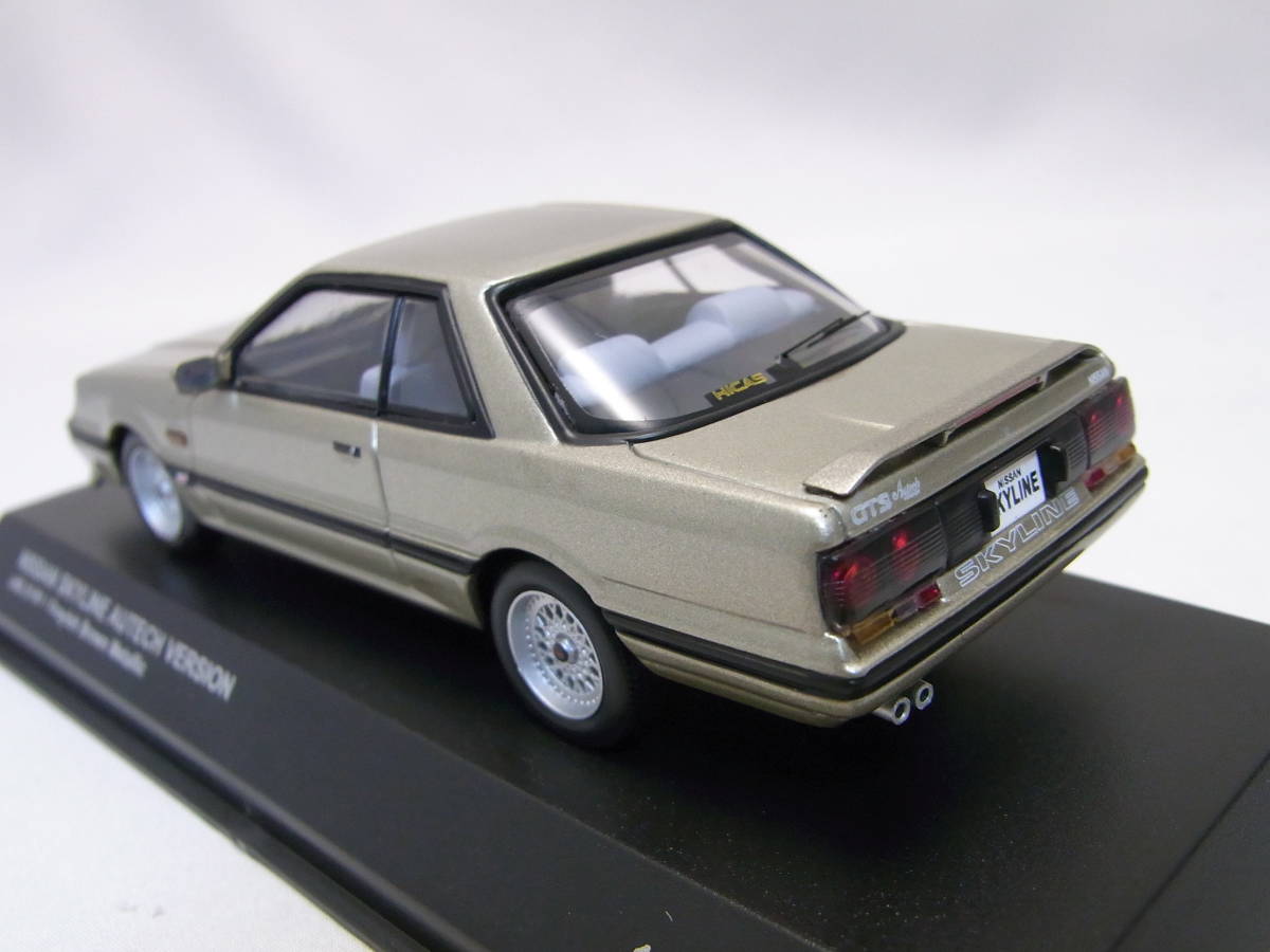 ★希少!★NISSAN SKYLINE AUTEC Ver. Grayish Brown Met. 1/43【HR31改 オーテック スカイライン GTS】R31 7th セブンス _画像8