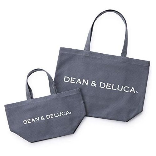 DEAN&DELUCA トートバッグ L 新品 チャコールグレー 無地 実用的 マザーズバッグ 折りたたみ 未使用品 エコバッグ_画像4