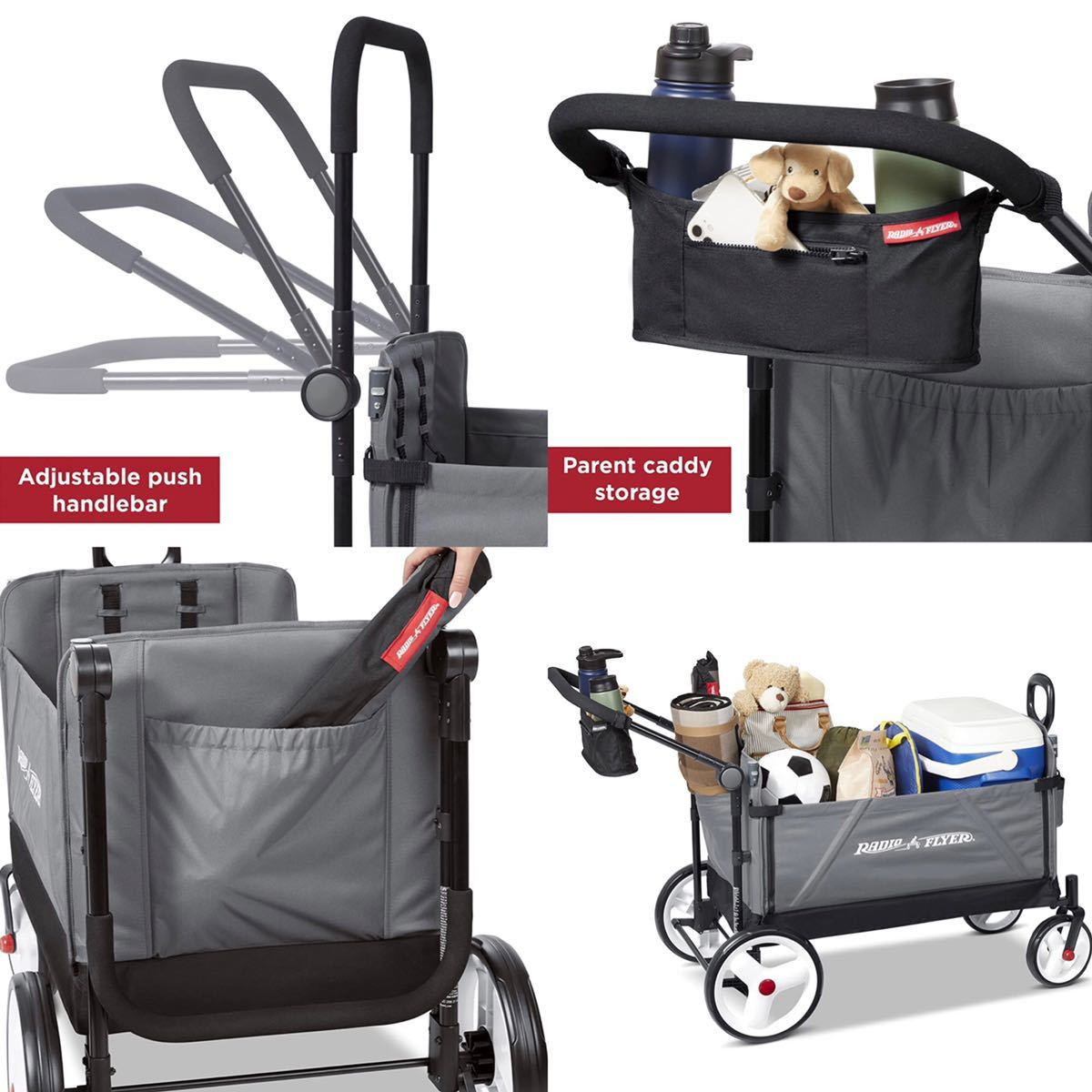 Radio flyer luxe wagon радио Flyer тележка для багажа Wagon передвижная корзинка коляска Stroller Coleman Coleman