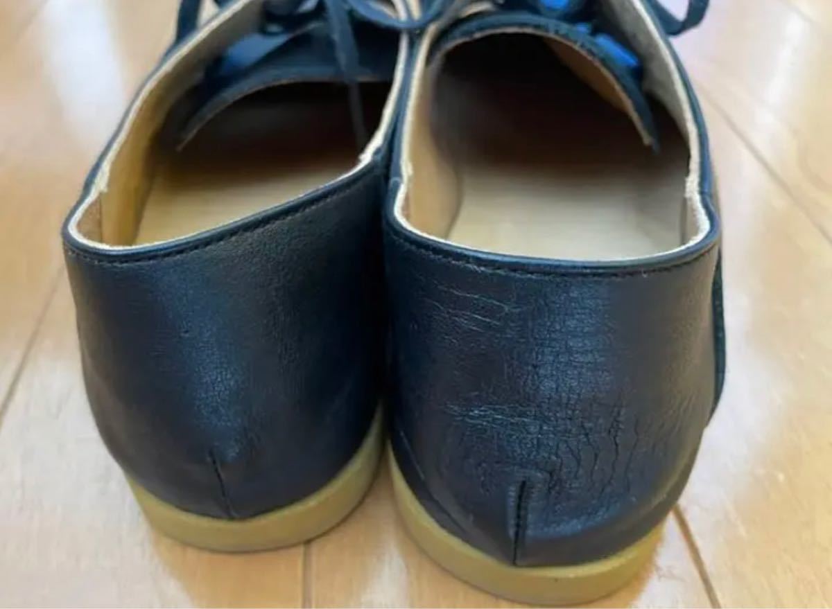 que shoes derby(キュー デルビィ) Mサイズ 黒(ブラック)