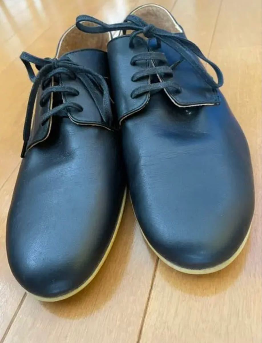 que shoes derby(キュー デルビィ) Mサイズ 黒(ブラック)