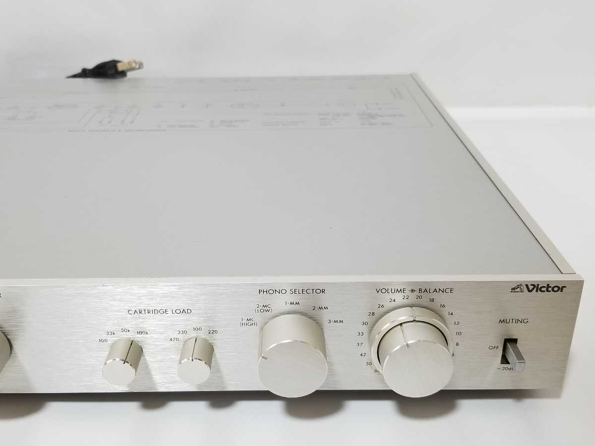 美品 全額返金保証付 VICTOR EQ-7070 STEREO PHONO EQUALIZER ビクター ステレオフォノイコライザー_画像3