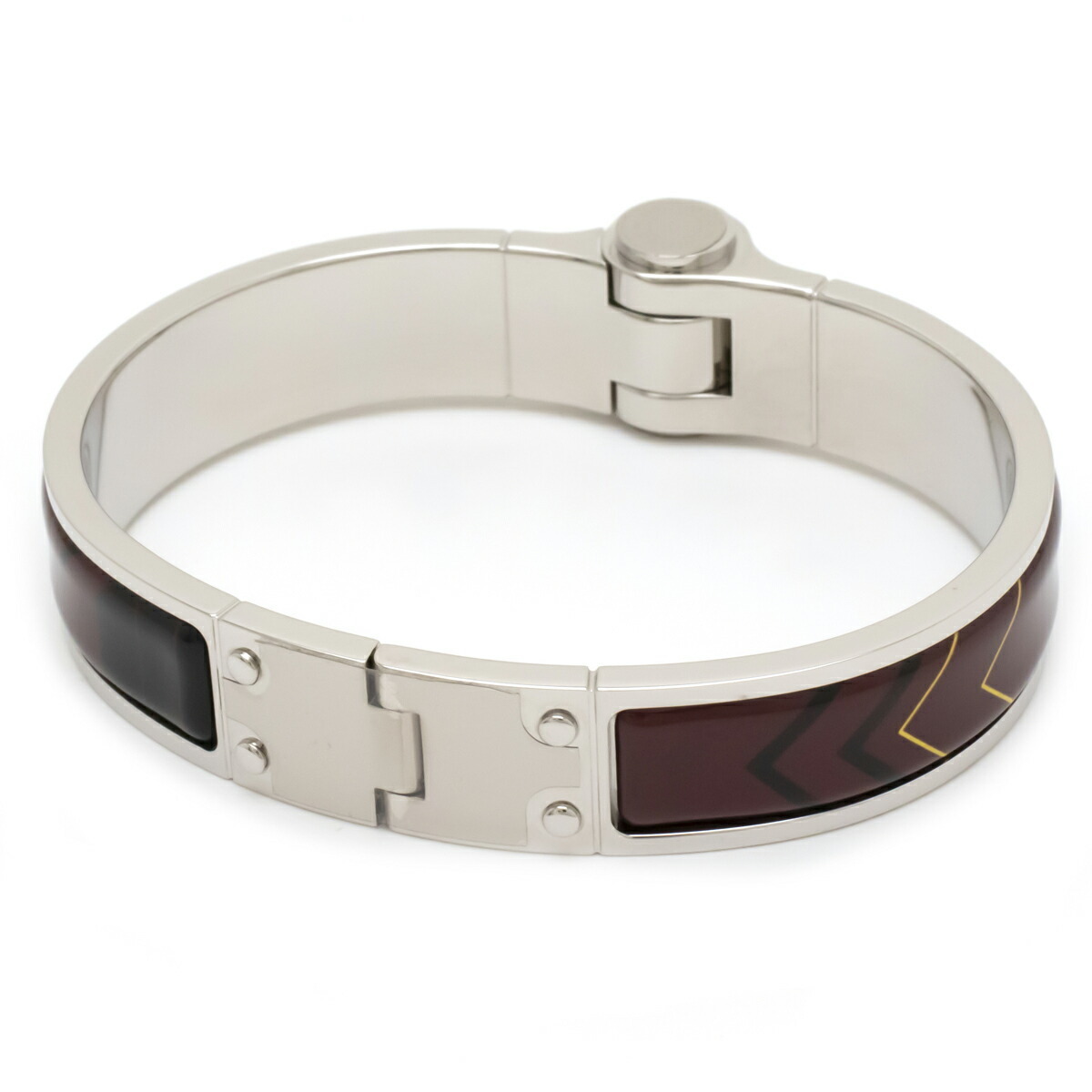HERMES エルメス シャルニエール PM ブレスレット バングル ボルドー