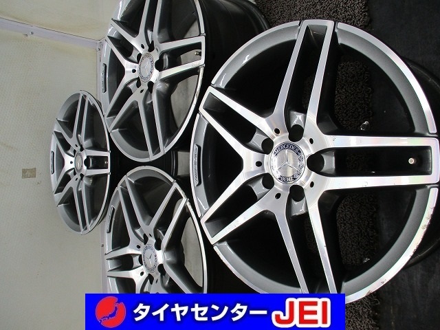 18インチ メルセデスベンツ純正 8.5J+48/9J+54 112 AMG W212クラス 中古アルミホイール4本セット送料無料(A18-3999）_画像1