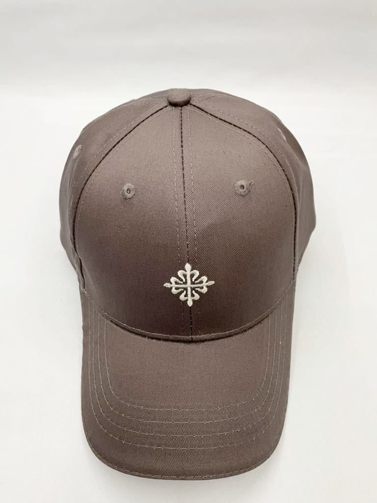 ファッションなデザイン 未使用品 パテックフィリップ キャップ ダークブラウン メンズ レディース　ベースボールキャップ　帽子　時計　ノベルティー ゴルフ 野球帽
