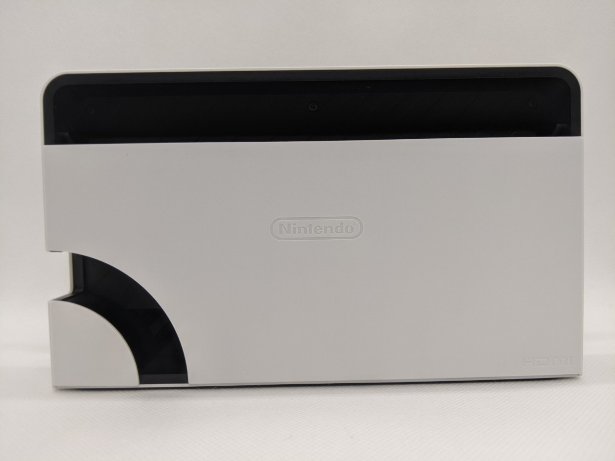 【美品】純正 Nintendo Switch 有機EL付属品 ドック ホワイト スイッチ 最短翌日お届け