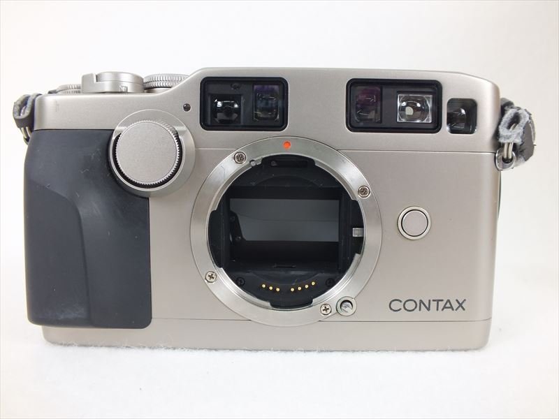 ♪ CONTAX コンタックス G2 フィルム一眼レフカメラ レンズ：Planar 2/45 Biogon 2.8/28 Sonnar 2.8/90 現状品 中古 220811E3143_画像2