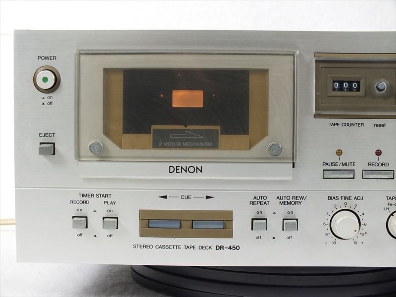 Yahoo!オークション - DENON デノン DR-450 カセットデッキ 中古 Yahoo!オークション - DENON デノン DR-450 カセットデッキ 中古